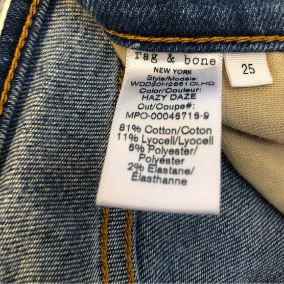 Rag and bone cate mid-rise jeans - Picture 5 of 9